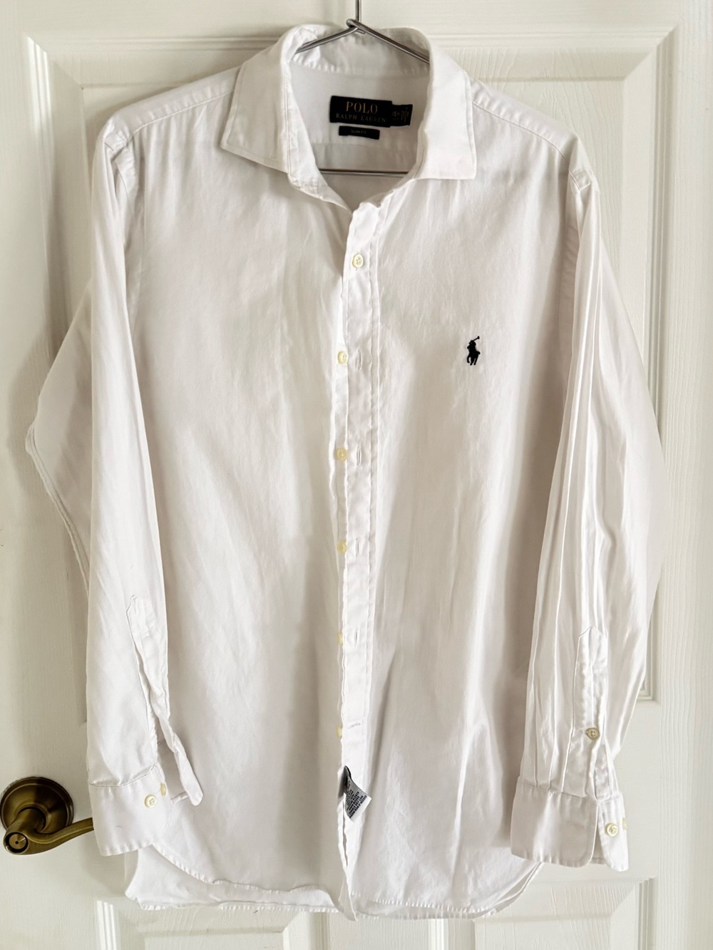 White Ralph Lauren Button Down